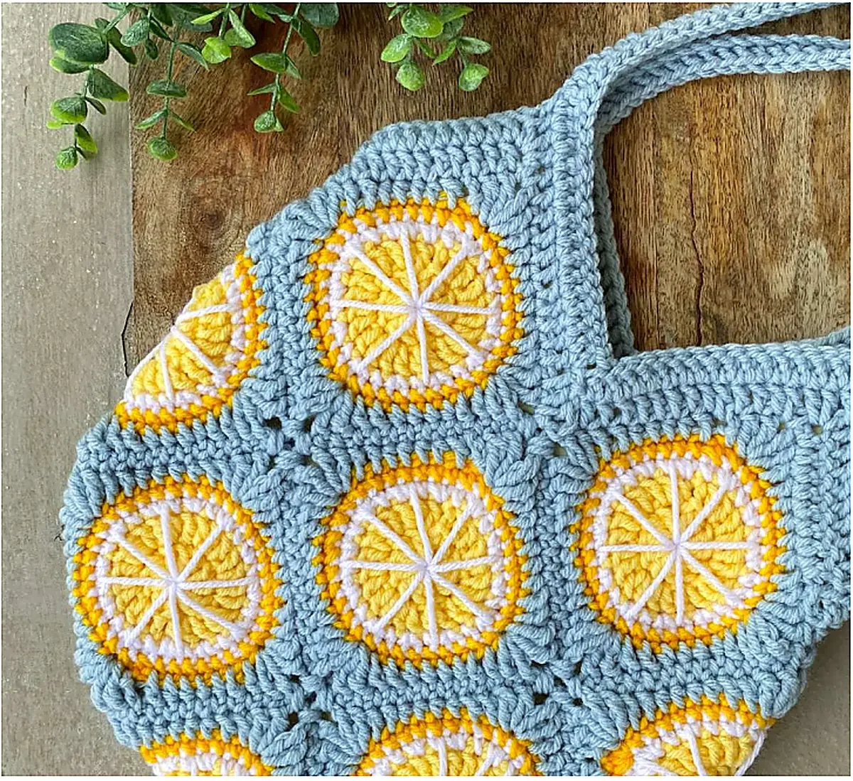 Brighten Your Day with the Citrus Tote Bag Crochet Pattern