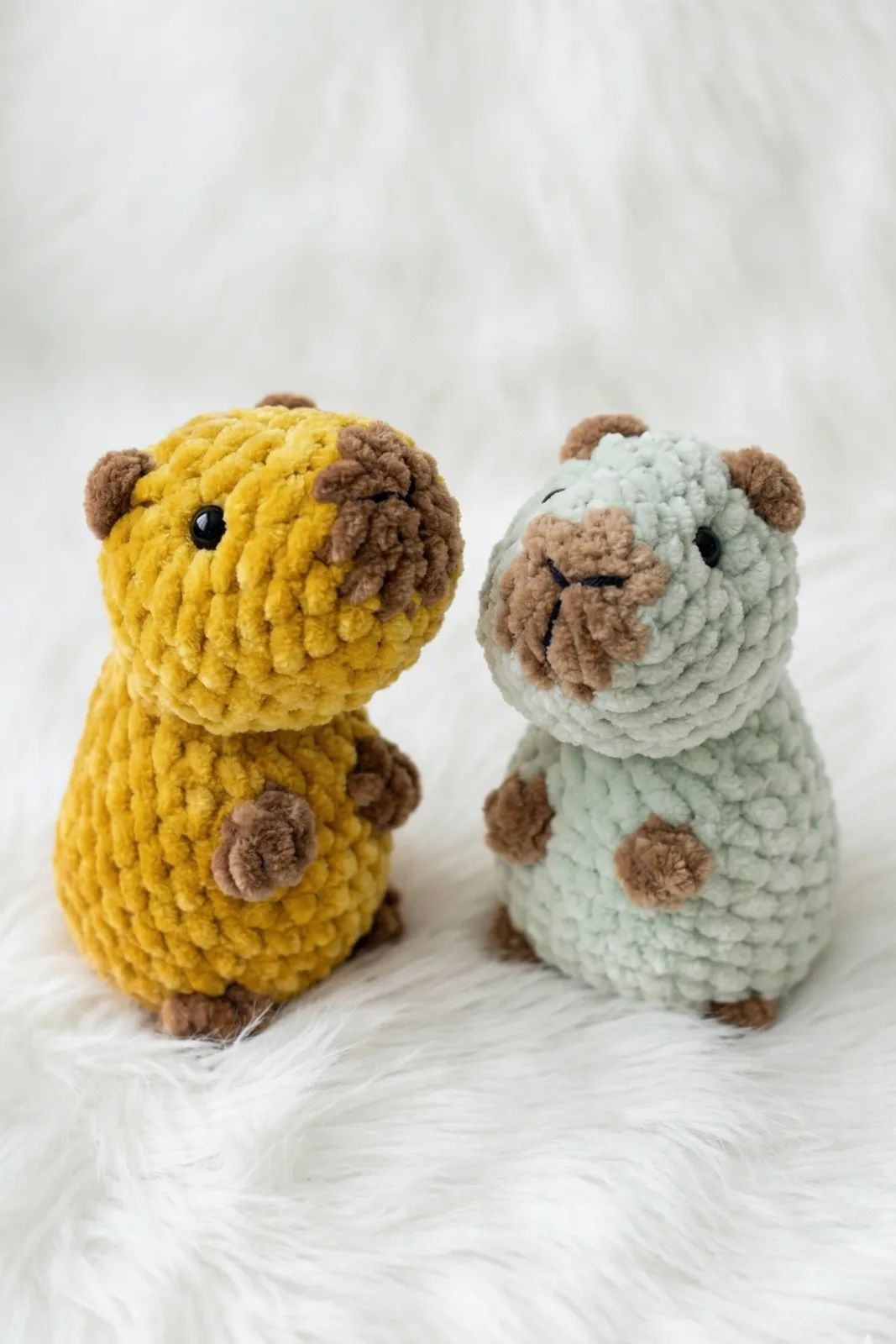 Free Crochet Capybara Pattern – Chunky Amigurumi for Beginners