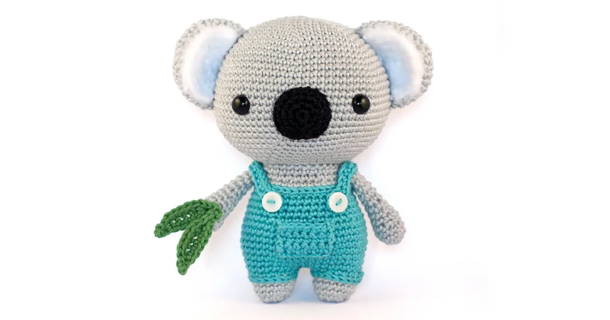 Free Cute Koala Amigurumi Crochet Pattern Tutorial