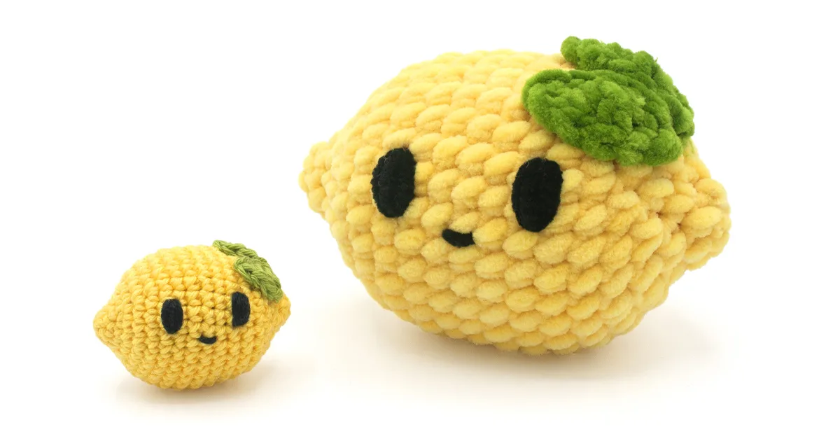 Adorable Lemon Mini Amigurumi Crochet Pattern