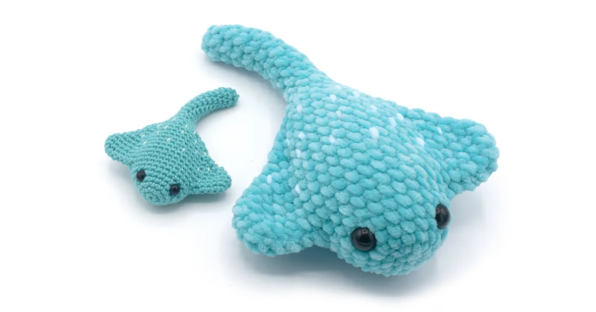 Free Mini Stingray Amigurumi Crochet Pattern