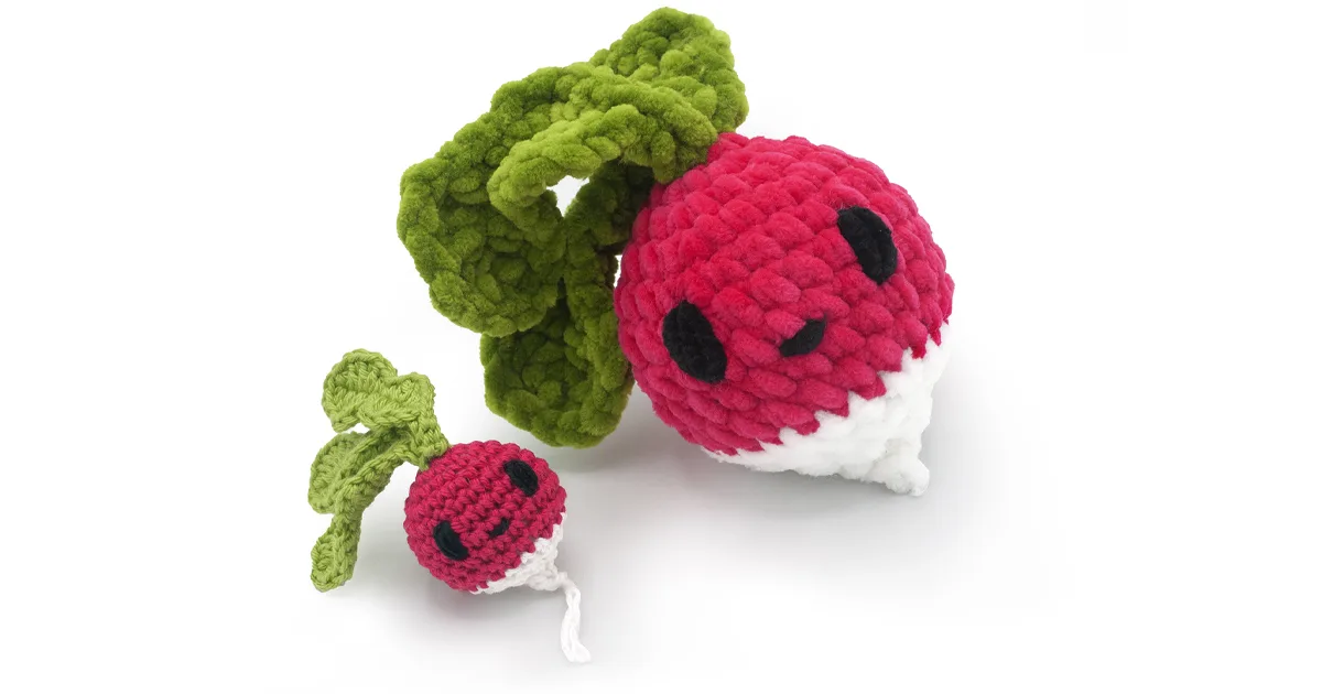 Free Radish Amigurumi Crochet Pattern - Easy Tutorial