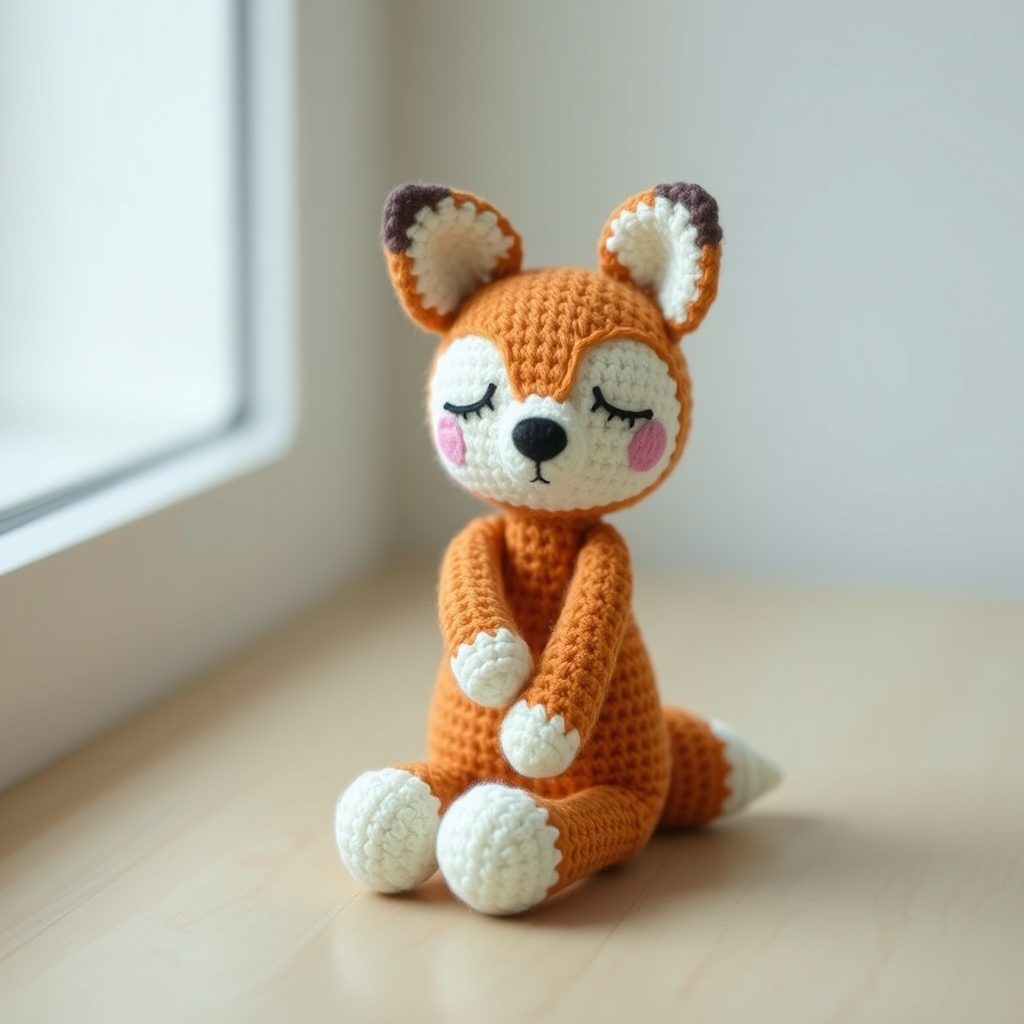 Sleepy Fox Amigurumi Pattern